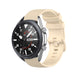 Samsung Galaxy Watch 3 45mm luxe siliconen bandje (beige)