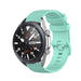 Samsung Galaxy Watch 3 45mm luxe siliconen bandje (aqua)