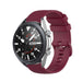 Samsung Galaxy Watch 3 45mm luxe siliconen bandje (donkerrood)
