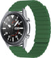 Samsung Galaxy Watch 3 45mm magnetisch siliconen bandje (groen)