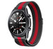 Samsung Galaxy Watch 3 Milanese band 45mm (zwart/rood)