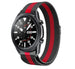 Samsung Galaxy Watch 3 Milanese band 45mm (zwart/rood)