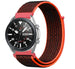 Samsung Galaxy Watch 3 - 45mm nylon band (zwart/oranje)