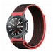 Samsung Galaxy Watch 3 - 45mm nylon band (zwart/koraal)