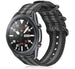 Samsung Galaxy Watch 3 - 45mm nylon gesp band (zwart/grijs)