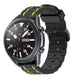 Samsung Galaxy Watch 3 45mm sport gesp band (zwart/geel)
