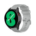 Samsung Galaxy Watch 4 40mm Premium Silicone Strap (Grey)