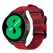 Samsung Galaxy Watch 4 - 40mm nylon gesp band (rood) 