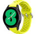 Samsung Galaxy Watch 4 - 40mm siliconen bandje met gaatjes (geel)