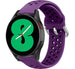 Samsung Galaxy Watch 4 - 40mm siliconen bandje met gaatjes (paars)