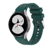 Samsung Galaxy Watch 4 - 44mm siliconen bandje (donkergroen)