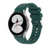Samsung Galaxy Watch 4 - 44mm siliconen bandje (donkergroen)