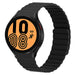 Samsung Galaxy Watch 4 44mm magnetisch siliconen bandje (zwart)