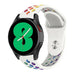Samsung Galaxy Watch 4 44mm Sport Strap (White/Colourful)