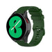 Samsung Galaxy Watch 4 44mm Luxe Siliconen bandje (legergroen)
