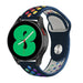 Samsung Galaxy Watch 4 - 44mm sport band (donkerblauw/kleurrijk)