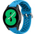 Samsung Galaxy Watch 4 - 44mm siliconen bandje met gaatjes (lichtblauw)