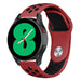 Samsung Galaxy Watch 4 - 44mm sport band (rood/zwart)