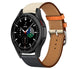 Samsung Galaxy Watch 4 Classic 42mm leren bandje (wit/donkerblauw)