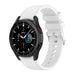 Samsung Galaxy Watch 4 Classic 46mm siliconen band (wit)