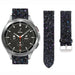 Samsung Galaxy Watch 4 Classic 46mm Glitter Leather Strap (Black)