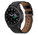 Samsung Galaxy Watch 4 Classic 46mm leren bandje (strak-zwart)