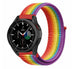 Samsung Galaxy Watch 4 Classic 46mm nylon band (regenboog)