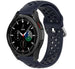 Samsung Galaxy Watch 4 Classic 46mm siliconen bandje met gaatjes (donkerblauw)