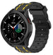 Samsung Galaxy Watch 4 classic 42mm sport gesp band (zwart/geel)
