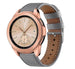 Samsung Galaxy Watch 42mm bandje leer (grijs)