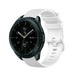 Samsung Galaxy Watch 42mm Luxe Siliconen bandje (wit)