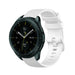 Samsung Galaxy Watch 42mm Luxe Siliconen bandje (wit)