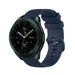 Samsung Galaxy Watch 42mm Luxe Siliconen bandje (donkerblauw)