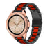 Samsung Galaxy Watch 42mm stalen bandje (zwart/rood)