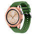Samsung Galaxy Watch 42mm siliconen bandje (legergroen)