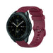 Samsung Galaxy Watch 42mm Luxe Siliconen bandje (donkerrood)