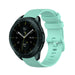 Samsung Galaxy Watch 42mm Luxe Siliconen bandje (aqua)