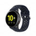 Samsung Galaxy Watch 42mm siliconen band met gaatjes (donkerblauw)