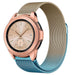 Samsung Galaxy Watch Milanese band 42mm (blauw/goud)