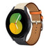 Samsung Galaxy Watch 5 - 40mm leren bandje (wit/donkerblauw)