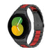 Samsung Galaxy Watch 5 - 40mm stalen schakel band (zwart/rood)