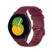 Samsung Galaxy Watch 5 - 40mm luxe siliconen bandje (donkerrood)