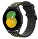 Samsung Galaxy Watch 5 - 40mm sport gesp band (zwart/geel)