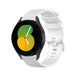 Samsung Galaxy Watch 5 - 40mm luxe siliconen bandje (wit)