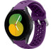Samsung Galaxy Watch 5 - 40mm siliconen bandje met gaatjes (paars)