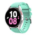 Samsung Galaxy Watch 5 44mm siliconen bandje met gesp (aqua)