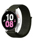 Samsung Galaxy Watch 5 - 44mm nylon band (donkergroen)