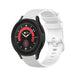 Samsung Galaxy Watch 5 Pro luxe siliconen bandje (wit)
