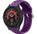 Samsung Galaxy Watch 5 Pro siliconen bandje met gaatjes (paars)