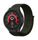 Samsung Galaxy Watch 5 Pro nylon band (donkergroen)